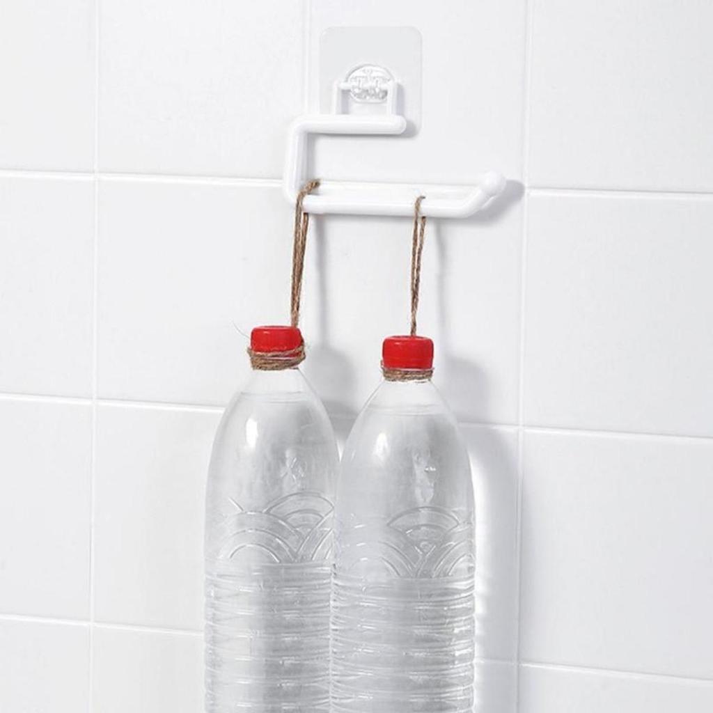 Keukenpapierrolhouder Handdoekhangerrek Barkast Rag Hangende houder Badkamerorganisator Plank Toiletpapierhouders