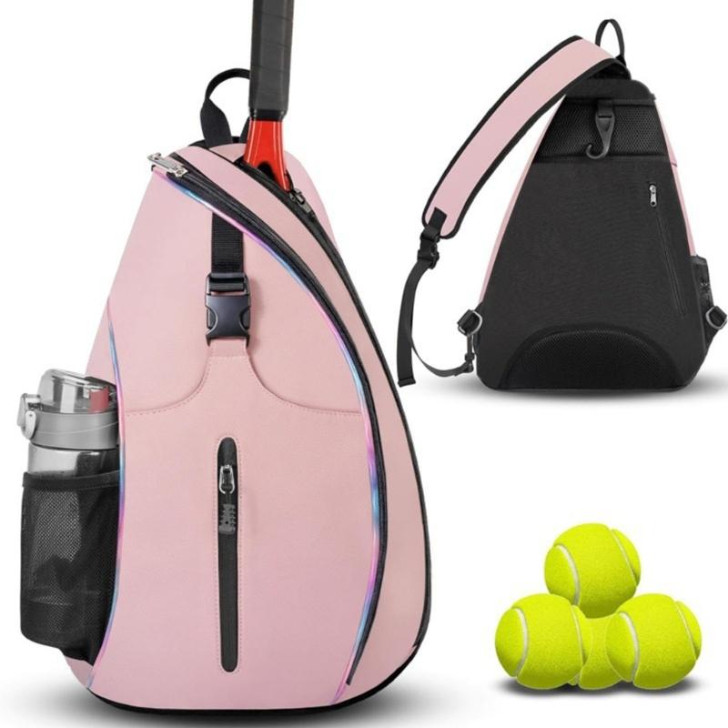 Water Resistant Badminton Rackets Bag Adjustable Badminton Racquet Cover With Shoulder Strap And Shockproof Padding