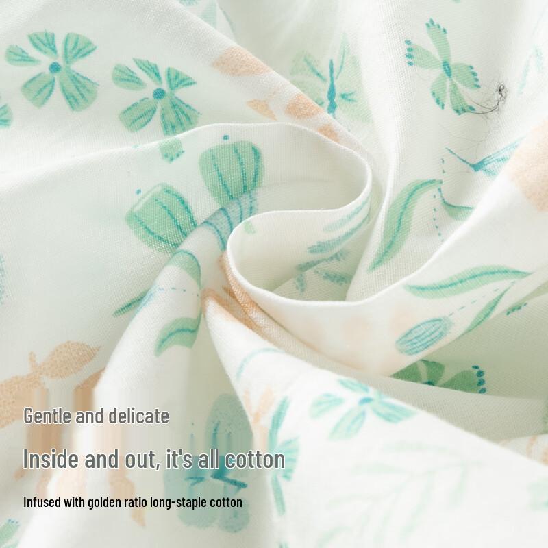 David Bella Girls  Leaf Print Summer Princess Dress 130cm