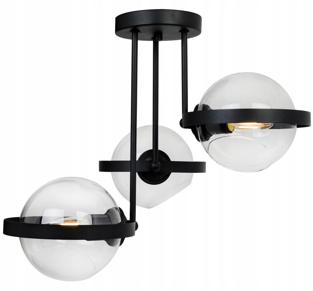 MODERN HANGING LAMP GLASS RING LAMP