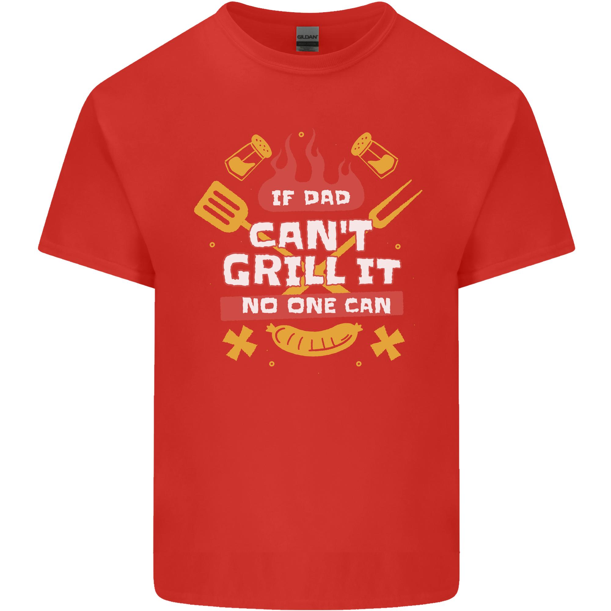 Funny BBQ If Dad Cant Grill It No One Can Unisexs Light Cotton TShirt S