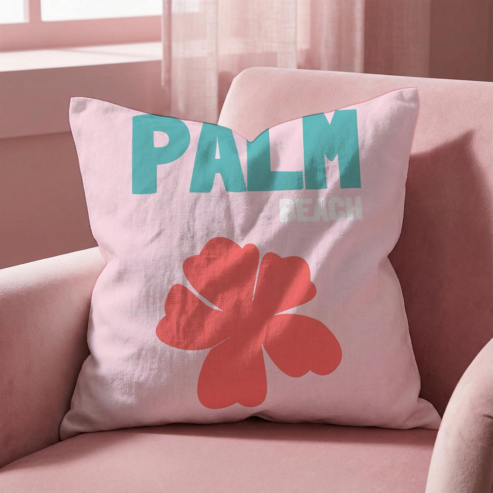 

Hand Drawn Flowers Cushion Cover Multi-Scene Pillow Cover for Home & Car - Reversible, Soft & Durable for Daily Use 30cmx30cm