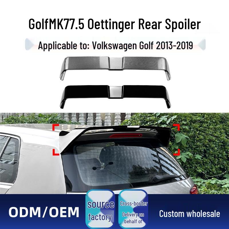Golf Front Lip, Grille Eyebrow, Louvers, Rear Blade, Rear Spoiler - Oettinger Mod Parts.