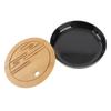 Black Color Bamboo Tea Tray Round Shape Kungfu Tea Tray Home Decor Round Tea Tray  Tea Accessories