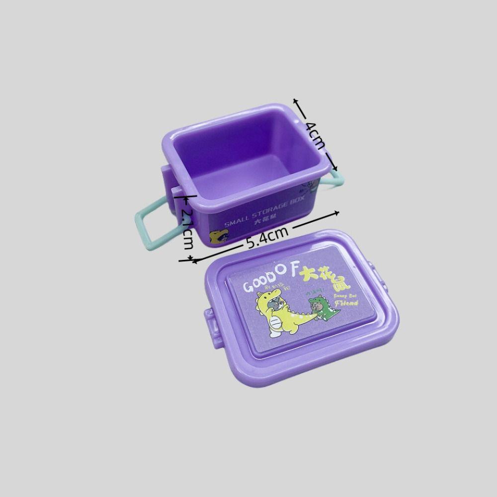 Emulational 1:12 Dollhouse Mini Storage Box Model Colorful Furniture Accessories  Children