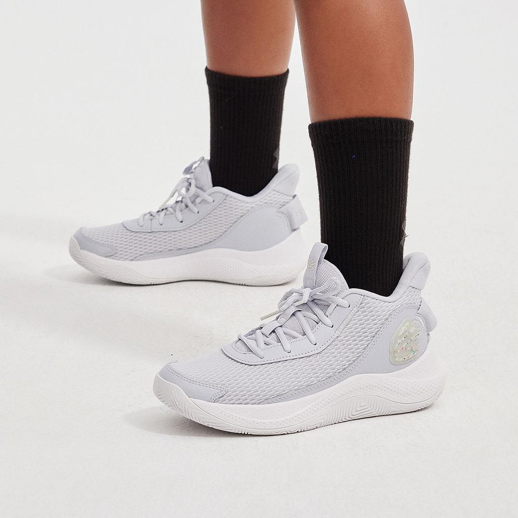 Under Armour Curry 3Z7 Non-Slip Shock Absorption Wear-Resistant Low-Top Kids Basketball Shoes Kids Sneaker 3026623