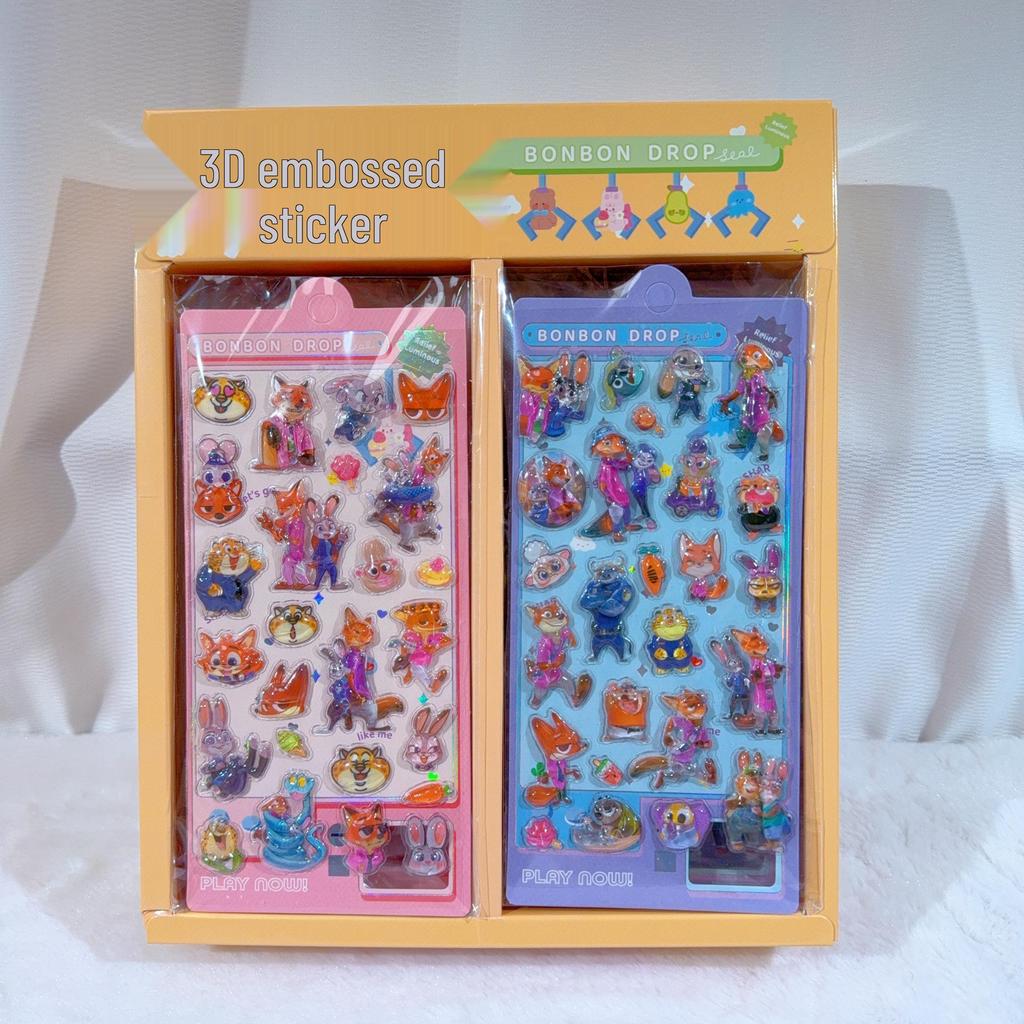 Japanese Cartoon 3D Stickers for Phone, Laptop & Party Decor