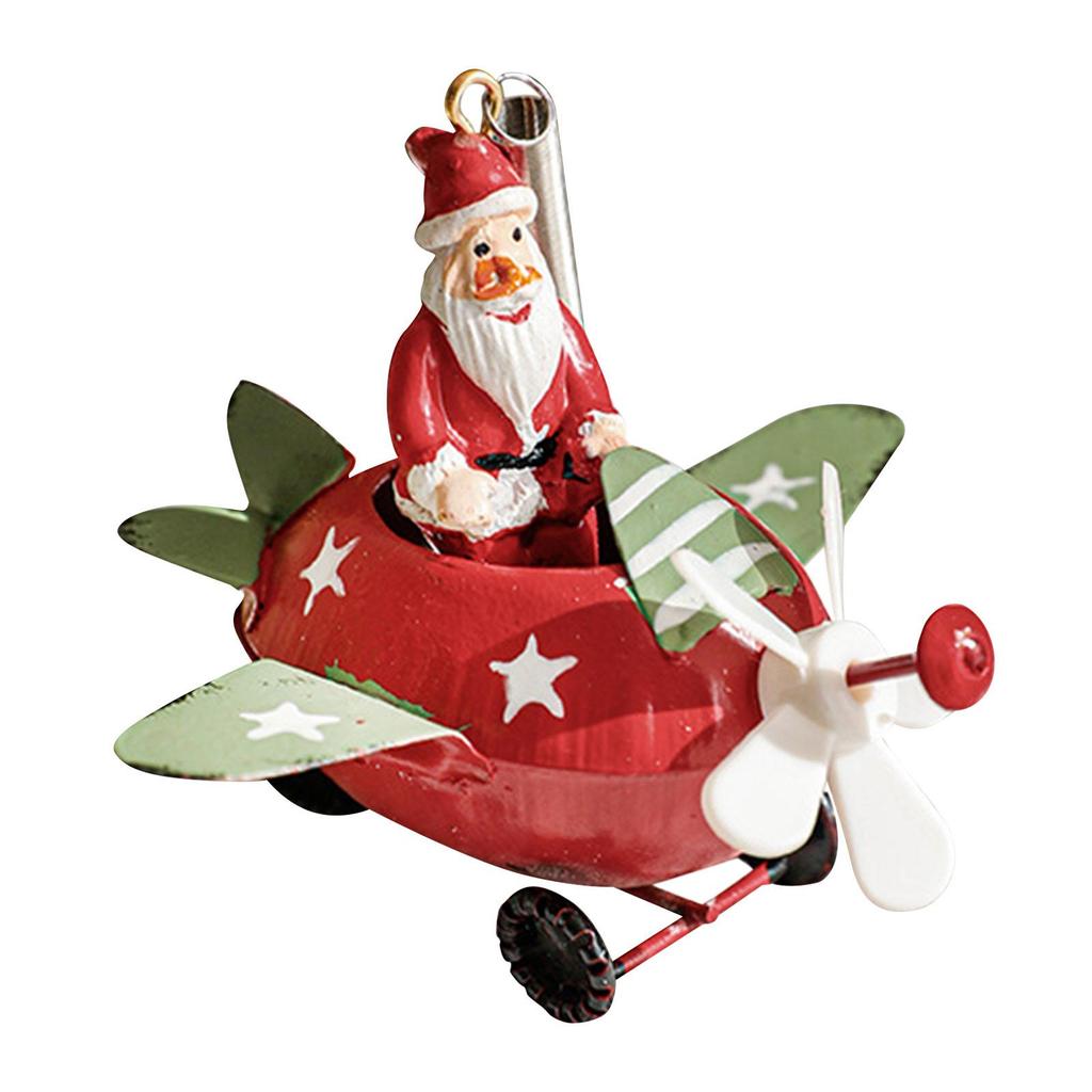 Kerst Vliegtuig Decoratie Kerstboom Decoratie Hangend Vliegtuig Ornament voor Slaapkamer Kantoor Festivals Open Haard Thuis