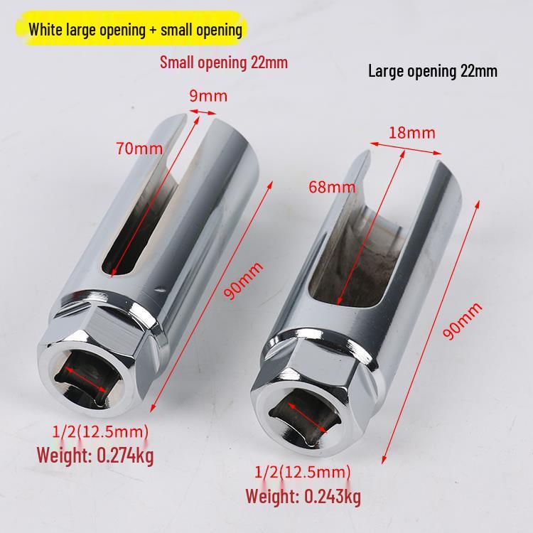 22mm Lambdasonden-Entfernungswerkzeug für Auto - Steckschlüssel für vordere und hintere Sensoren
