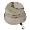 Cappello a secchiello mimetico tattico con visiera corta e tesa rotonda, cappello da pescatore mimetico stile militare, cappello da sole per escursionismo, caccia e attività all'aperto