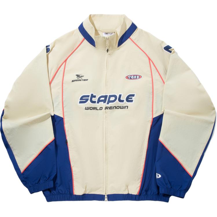 

Li Ning X Staple Коллаборация Светоотражающая Свободная Удобная Повседневная Универсальная Куртка на молнии с длинным рукавом Мужские куртки AFDVF99-2 XXL