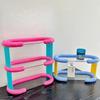 Desktop Colorful Storage Rack Organizer Kawaii Multi-layer Cup Mug Rack Storage Shelf Table Decor Cosmetic Bathroom Organizing