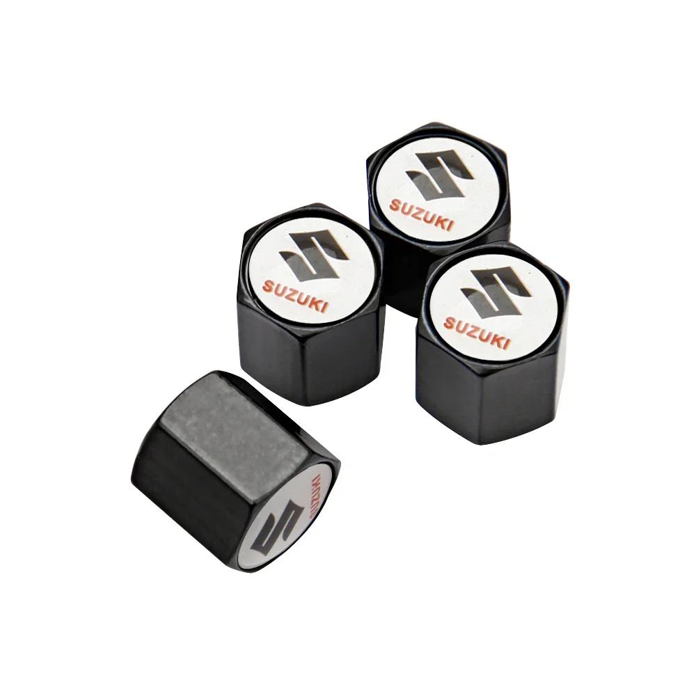 4 Stück Auto Styling Radventilkappen Metall Reifen Luftdichte Abdeckungen für SUZUKI ALTO BALENO GRAND VITARA IGNIS JIMNY S-Cross SWIFT SX4