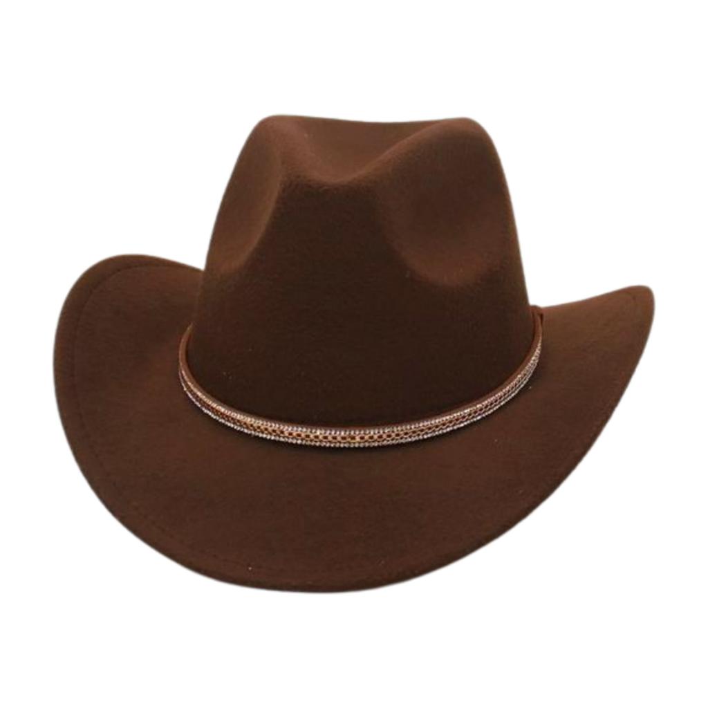 Solider und Western Cowboyhut Filzhut Wollzylinder Hut Vintage Ethnischer Hut