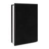 COGURE Book Notebook Genuine with for Paperback A5 Black Cover, Cover, Leather, Bookmark, Books, Size,