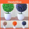 Realistic Decorative Artificial Ball Plant Tree Pot For Indoor And Outdoor Gardens