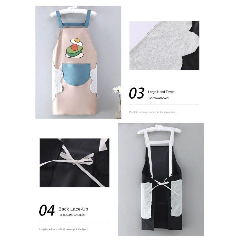 Household Kitchen Apron Abrasion Resistant Restaurant Uniform Antifouling Barista Apron  Restaurant