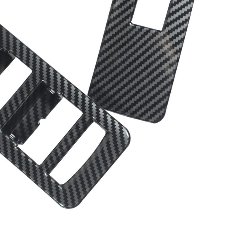 Pentru Buick Lacrosse 2009 2010 2011 2012 Cotieră interioară a ușii autovehiculului Cotieră comutator geam capac accesorii ornamente ABS fibră de carbon