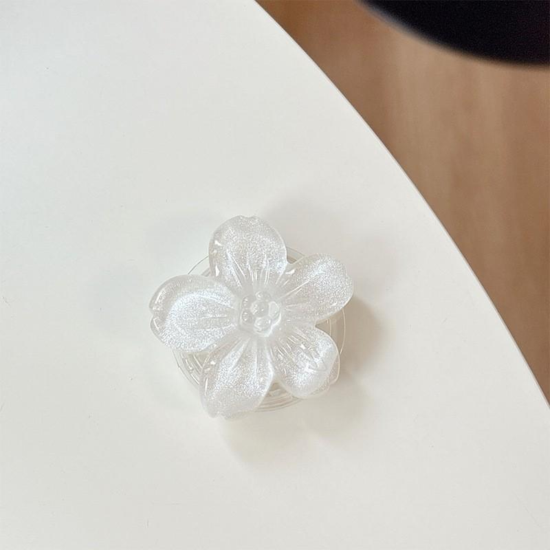 

Solid Color Glitter Flower Mobile Phone Airbag Holder Korean Ins Style Japanese Women s Adhesive Desktop Portable