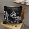 Vintage Band L-Led Z-Zeppelin Cushion Cover Pillowcase Upholstery Sofa Throw Pillow Home Decor Pillowcas