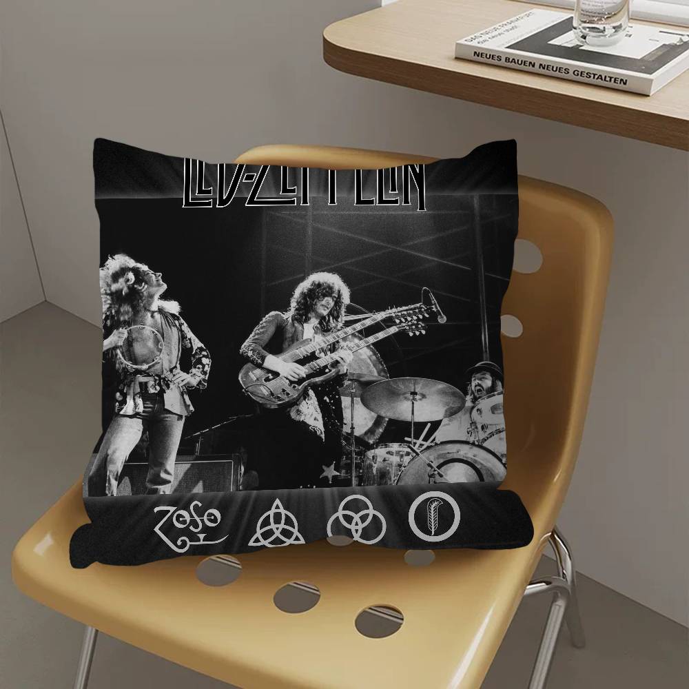 Vintage Band L-Led Z-Zeppelin Cushion Cover Pillowcase Upholstery Sofa Throw Pillow Home Decor Pillowcas