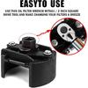 Professional Durable Universal Adjustable Oil Filter Wrench Two-Jaws 60-80mm Range Filter Remover Tool For Auto Maintenance
