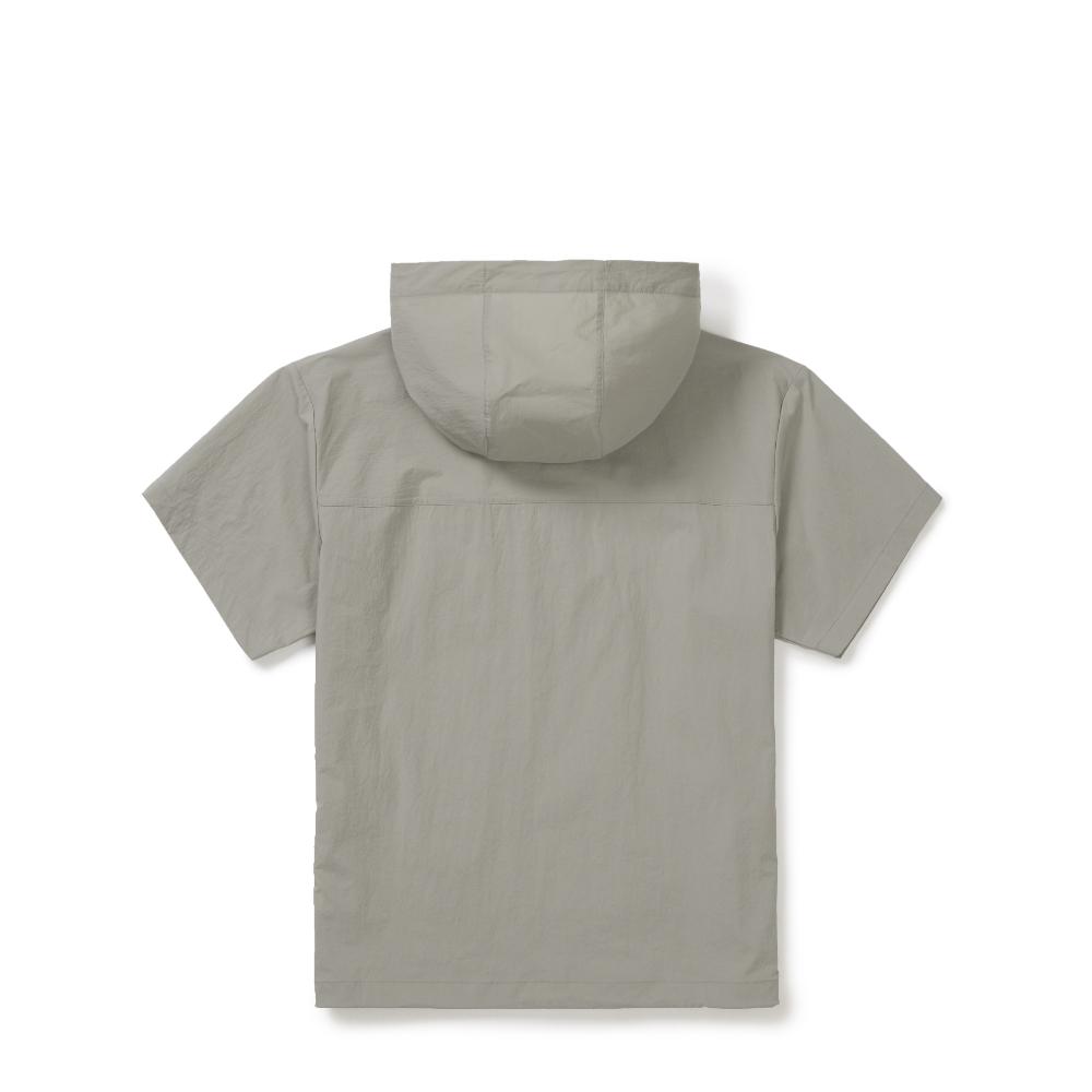 [Snowpeak] Route Hood Short Sleeve Anorak Gray (S26MMRAN65)