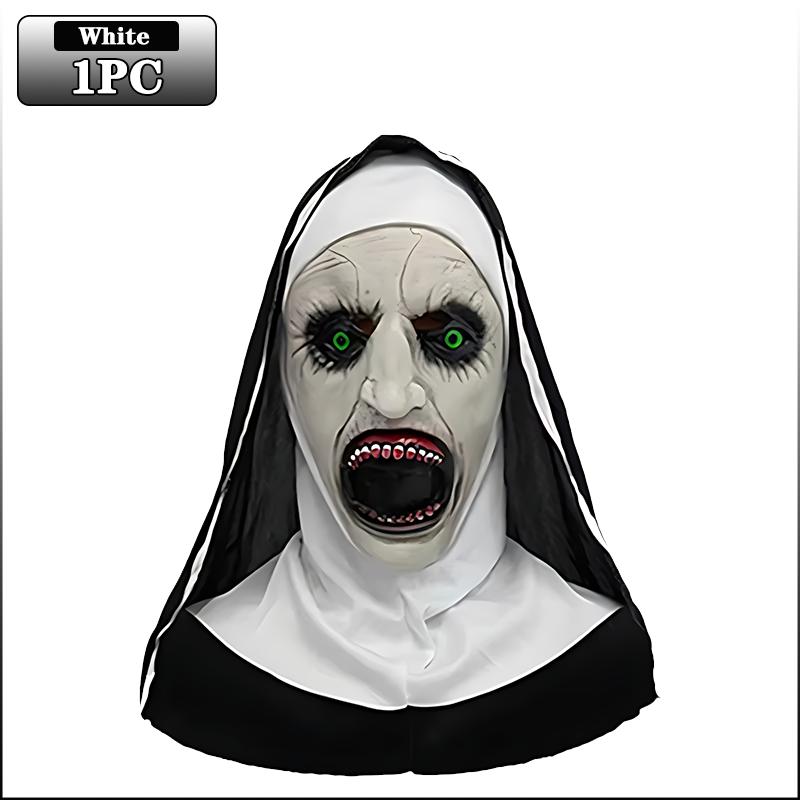 

10 шт. крик ужас белая пугающая маска маскарадный череп призрачное лицо головной убор маска ужасная маска на Хэллоуин реквизит для пародии