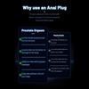 Wireless Remote-controlled Metal Anal Plug Man and Woman Electric Shock Anal Plug Vibrating Anal Plug Butt Plug G-spot Masturbation Passionate Party