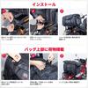 KEMIMOTO Seat Bag, PVC Waterproof Material, Motorcycle Seat Bag, with Expansion Function, 45-65L Touring Bag, Rain Cover Included, Waterproof In All D