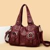 High Quality Women's Soft Leather Shoulder Bags Multi-Layer Pockets Classic Crossbody Bag Luxury Designer Handbags and Purses