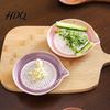 Râpe à gingembre en céramique 5 pièces/set Plaque à ail avec bec verseur Fromage Manuel Efficace Hacheur
