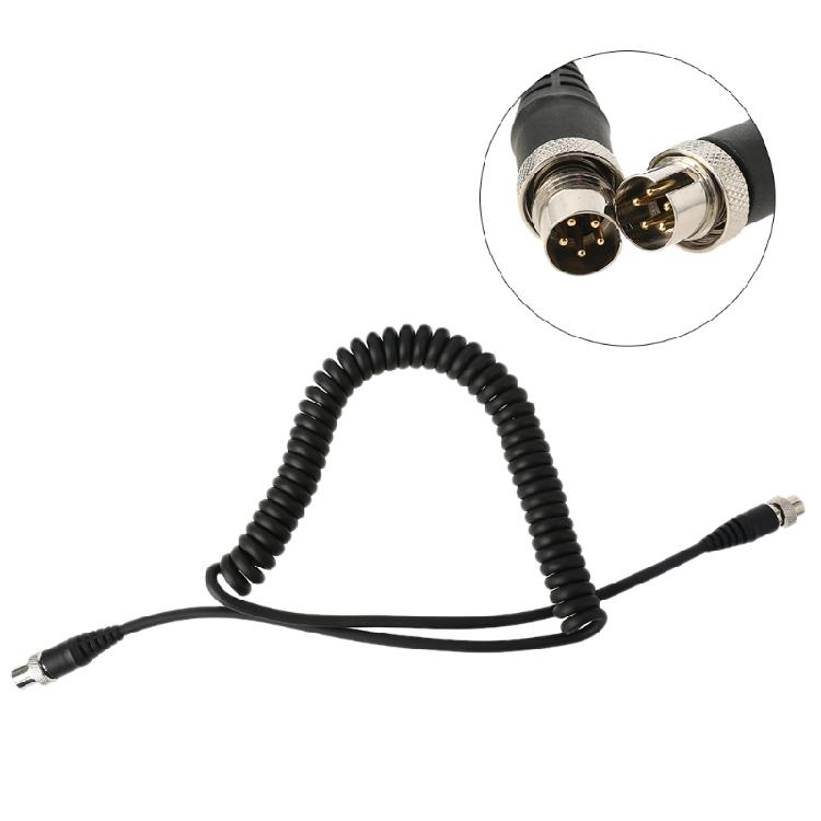 Metal Detector Spring Power Cable Black for GFX7000 4500 5000 Power Cord 1 Meter