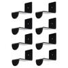 8PCS Hat Hooks for Wall 2.8 Inch Acrylic Baseball Cap Holder Wide Brim Hat Hanger Organizer with Adhesive for Room Decor
