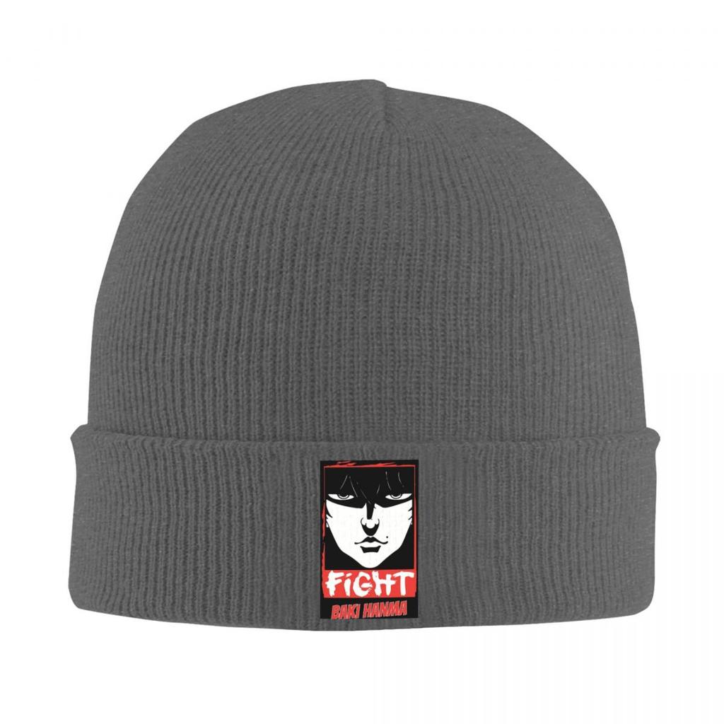Yujiro Baki Hanma Grappler Fight Warm Knitted Cap Winter Knit Bonnet Hat Skullies Beanies Hip Hop Caps for Unisex