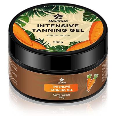 Gel abbronzante acceleratore per lettino solare profumo di carota, 1 pezzo