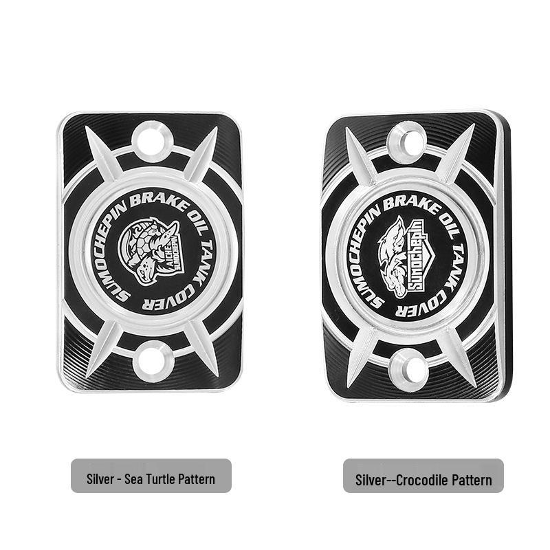 

Motorcycle Oil Pump Cover & Brake Fluid Reservoir Cap for Honda Cub CC110