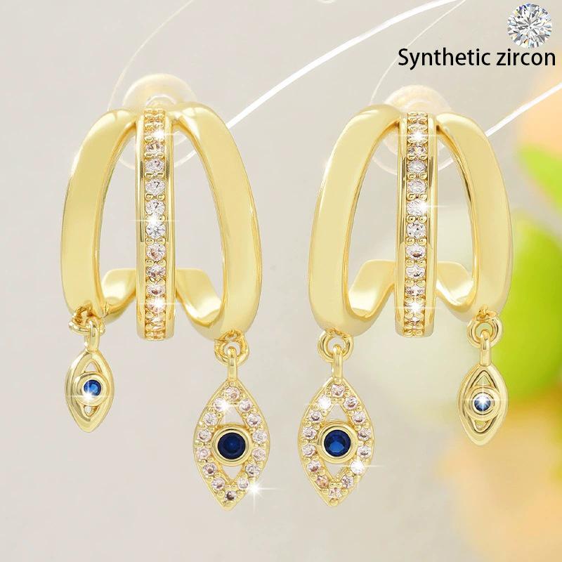 

Chic European & American Minimalist Earrings - Versatile Fashion Statement Jewelry
