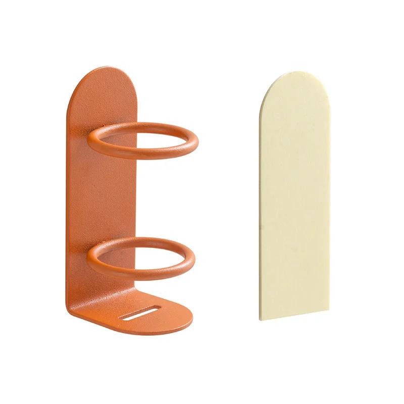 Electric Toothbrush Holder Traceless Toothbrush Stand Rack Wrought Iron Wall-Mounted Bathroom Electric Toothbrush Holder