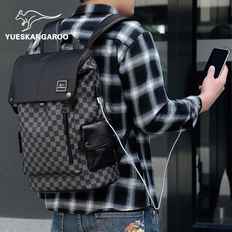 YUESKANGAROO Men s Fashion Casual Backpack