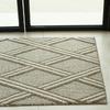 Double Layer Loop Pile Entryway Rug Non Slip Door Mat Dust Trapping Indoor Doormat Washable Modern Home Decor