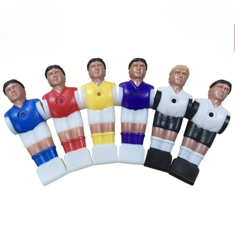 Eco-Friendly Table Soccer Player Dolls - 5529 Replacement Figures for Football Table, Indoor Game Accessories