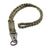 Heavy Duty Braided Lanyard American Flag Tag Keychain Braided Rope Pendant Adjustable Keychain Lanyard