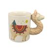 Tasse Céramique Moyenne Température Alpaga Changement de Couleur Sensible à la Température 3D Sélectionnée Rigoureusement, Mug Céramique Café Design Créatif