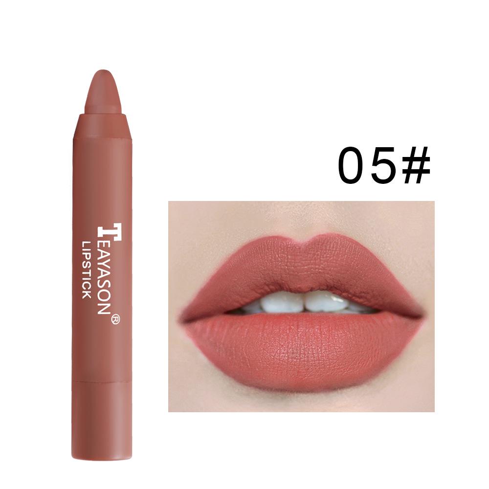 Matte Color Moisturizing Lip Gloss - Easy-Apply Rotating Lipstick Pen