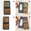 Japanese Style Household Family Kitchen Bamboo Chopsticks Tableware Dinnerware Sushi Utensils