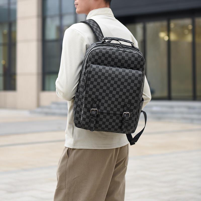 Men's Business Backpack Professional Slim Design for Office Work Commuting Laptop Tablet Organizer Portable Bag