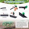 30 Pieces 16L Irrigation Drip Emitter Garden Flag Irrigation Dripper, Trees and Shrubs.