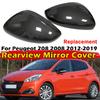 Für Peugeot 208 2008 2012-2018 Citroen C3 2016 bis Auto-Ersatz-Rückspiegel-Seitenspiegel-Abdeckung, Flügelkappe, Außengehäuseverkleidung
