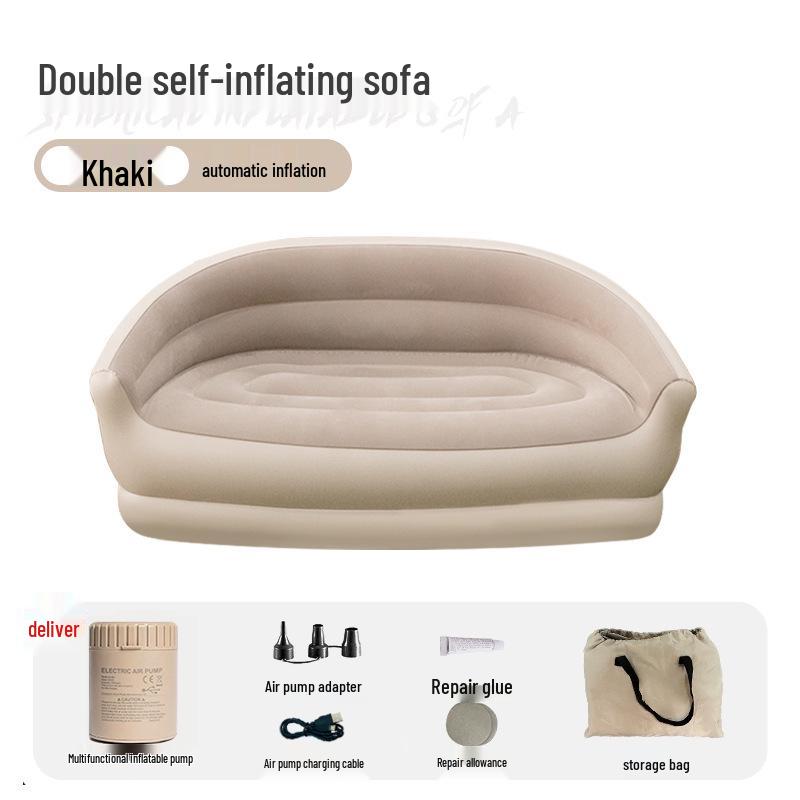 Portable Outdoor Inflatable Recliner Sofa - Foldable, Lightweight, and Perfect for Relaxing or Sleeping